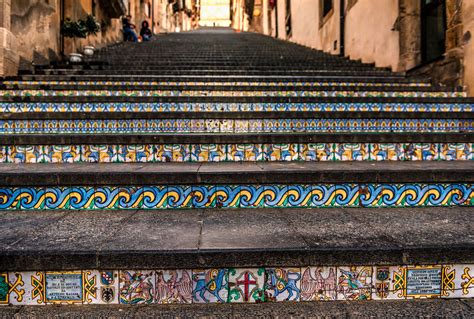 hermes caltagione|Tiled Stairway and Ceramics of Caltagirone, Sicily.